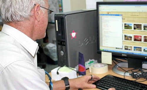 Warwick PC solutions owner Chris Hudson repaired the R on the Downs website after it was targeted by hackers. Warwick PC solutions owner Chris Hudson repaired the R on the Downs website after it was targeted by hackers.